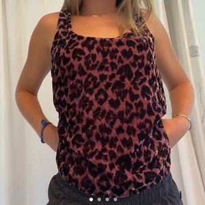 J.Crew Leopard tank